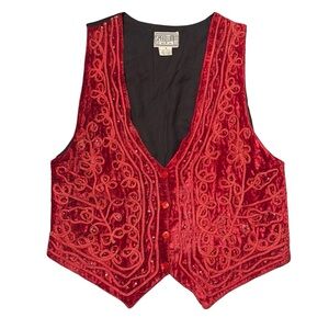 Speed Limit Red Sequin Vest